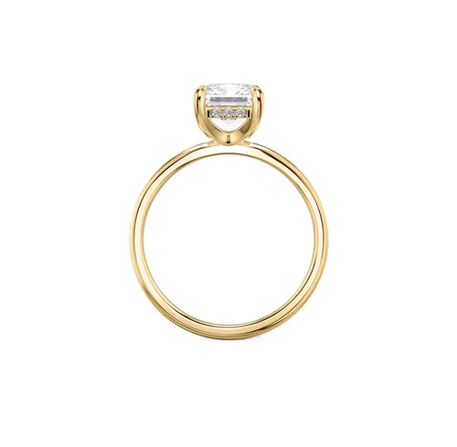 18k yellow gold IGI 5.00 carat G VVS2 Radiant Cut Lab Grown Diamond Ring - Shami Fine Watchmaking & Jewelry