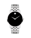 Museum Classic, Quartz, Black Dial, 40 mm stainless steel case, Bracelet