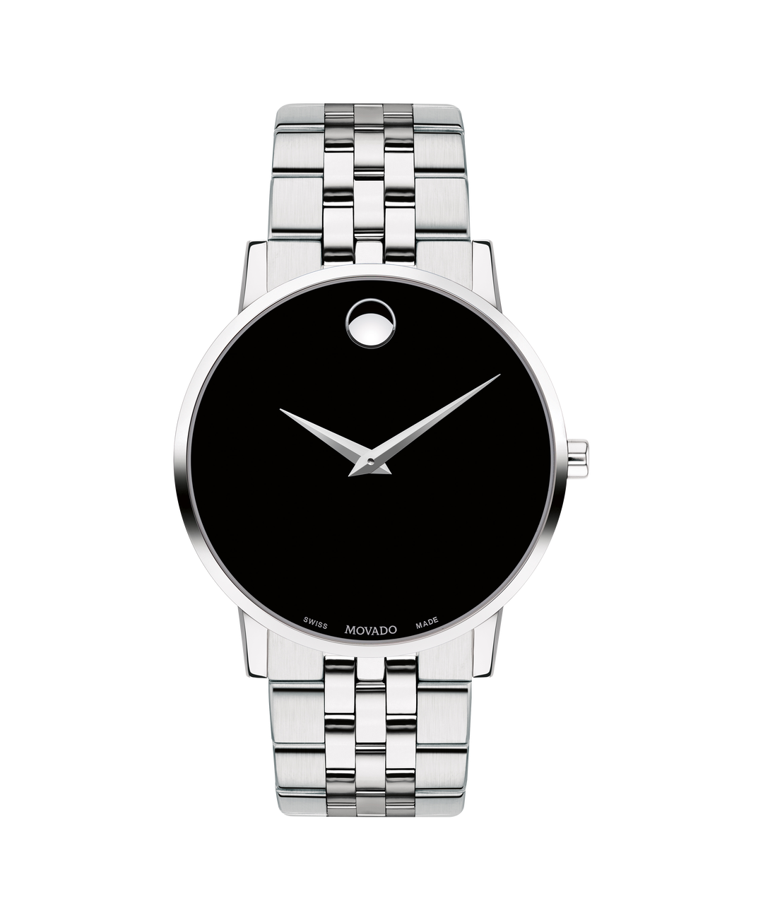 Museum Classic, Quartz, Black Dial, 40 mm stainless steel case, Bracelet