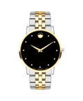 Museum Classic, Quartz, Black Diamond Dial, 40 mm, yellow gold PVD, stainless steel case, Bracelet