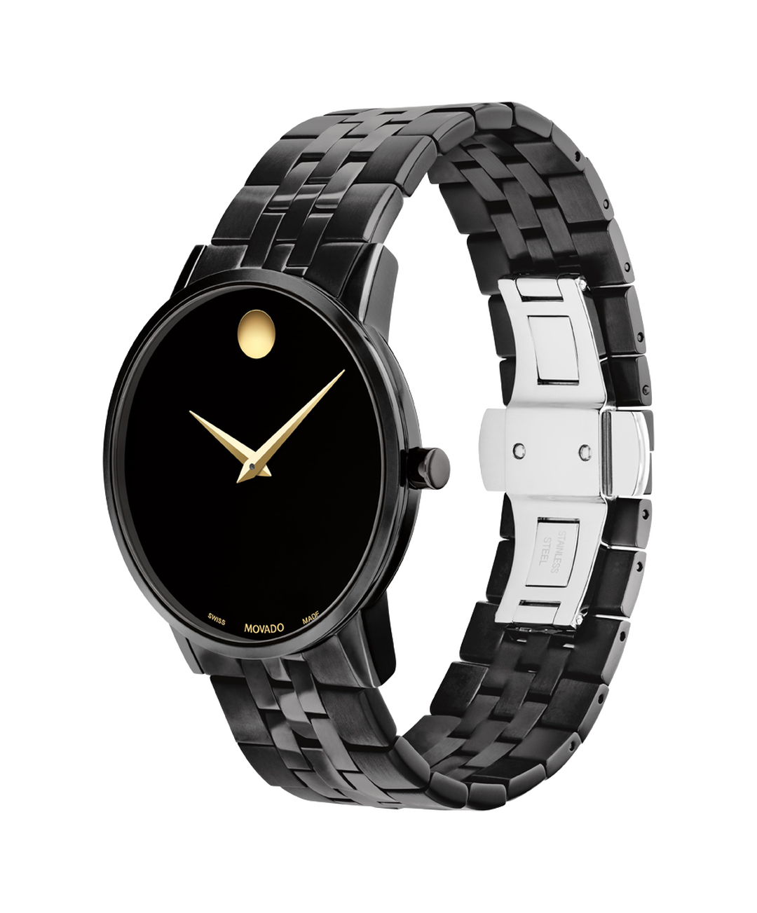 Museum Classic, Quartz, Black Dial, 40mm Black PVD Case