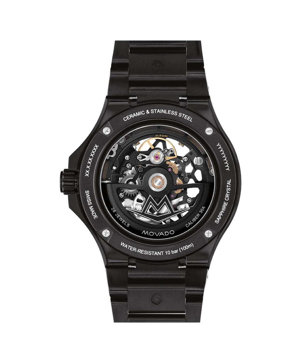 Alta SE Skeleton, Automatic, 43.5mm Black PVD St. Steel, Bracelet