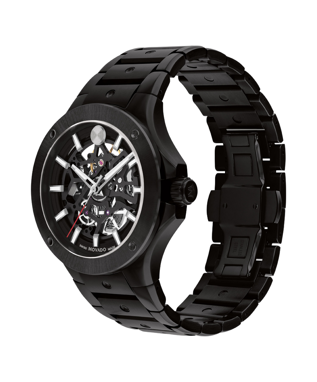 Alta SE Skeleton, Automatic, 43.5mm Black PVD St. Steel, Bracelet