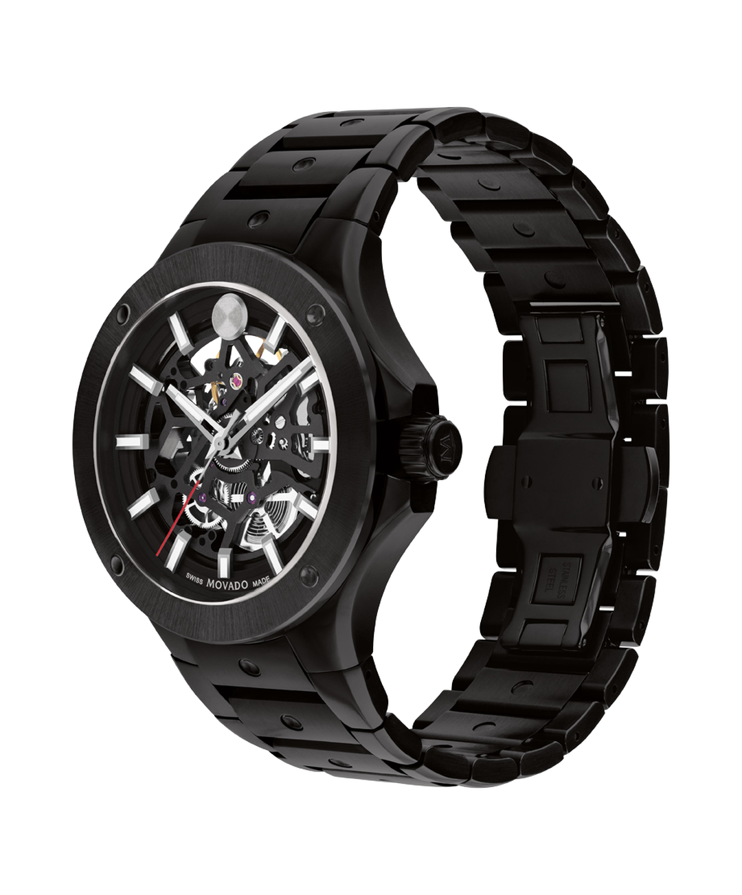 Alta SE Skeleton, Automatic, 43.5mm Black PVD St. Steel, Bracelet