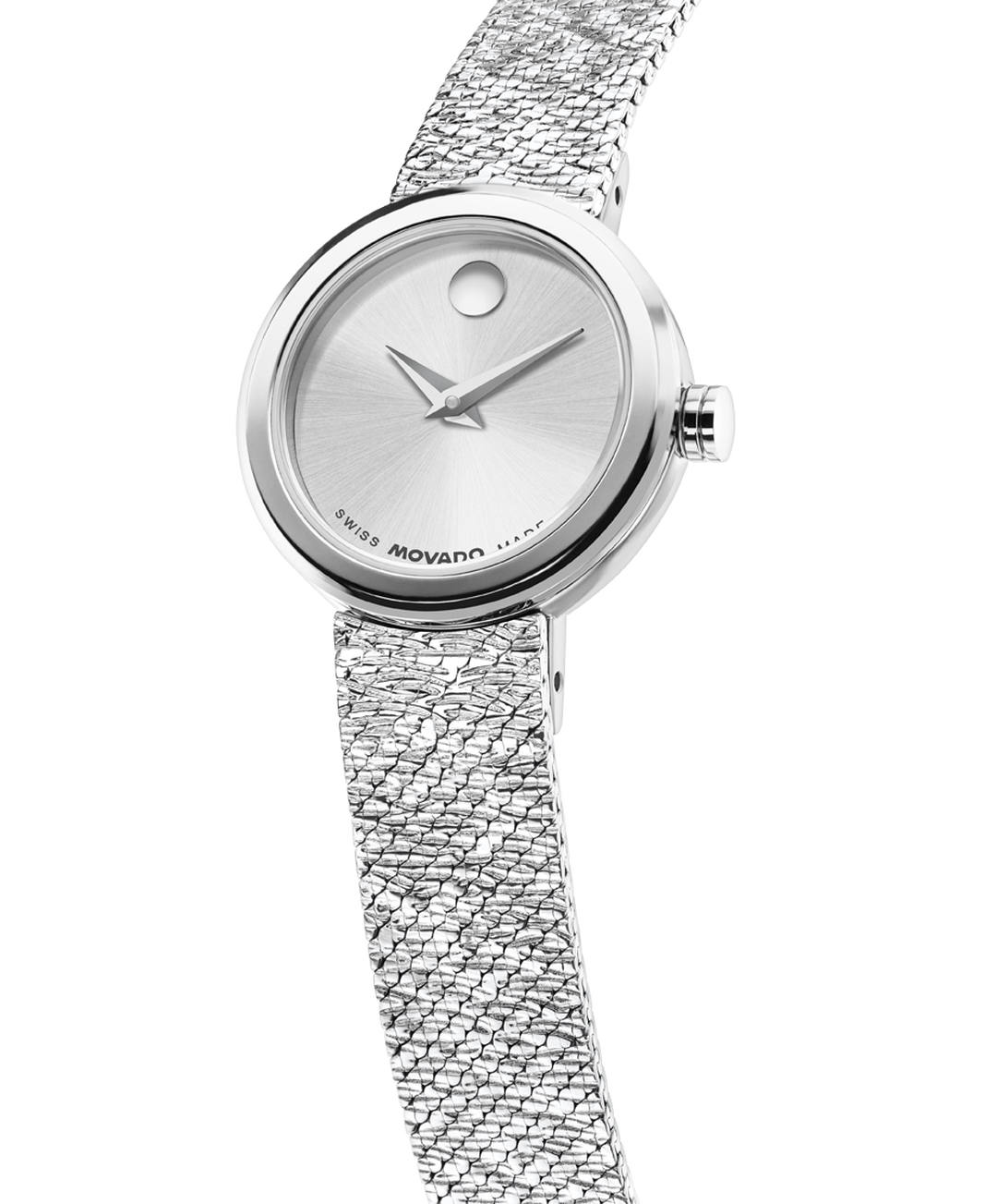Museum Velura Mini, Quartz, Silver Dial, 21mm Stainless Steel Case, Bracelet