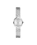 Museum Velura Mini, Quartz, Silver Dial, 21mm Stainless Steel Case, Bracelet