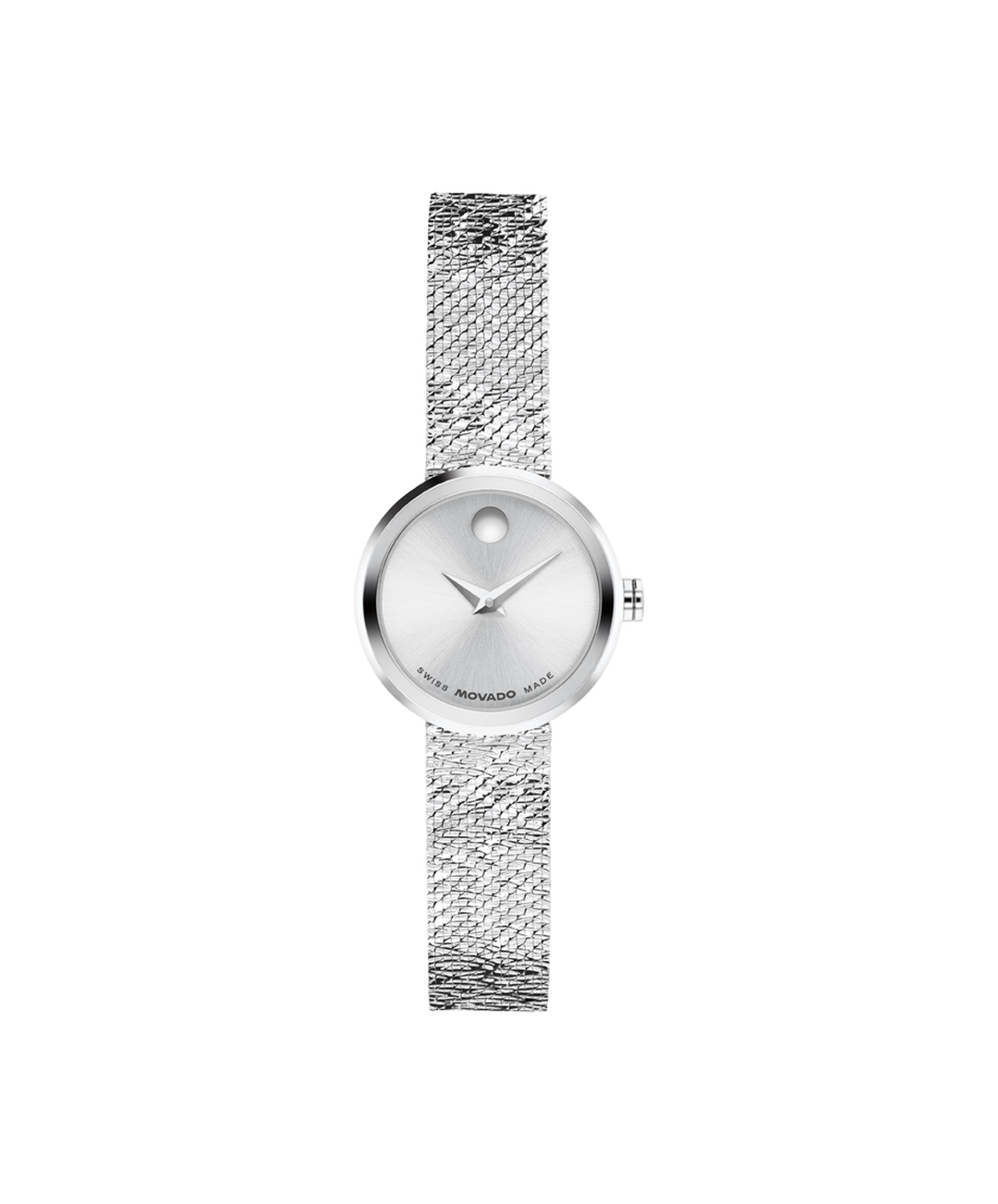 Museum Velura Mini, Quartz, Silver Dial, 21mm Stainless Steel Case, Bracelet