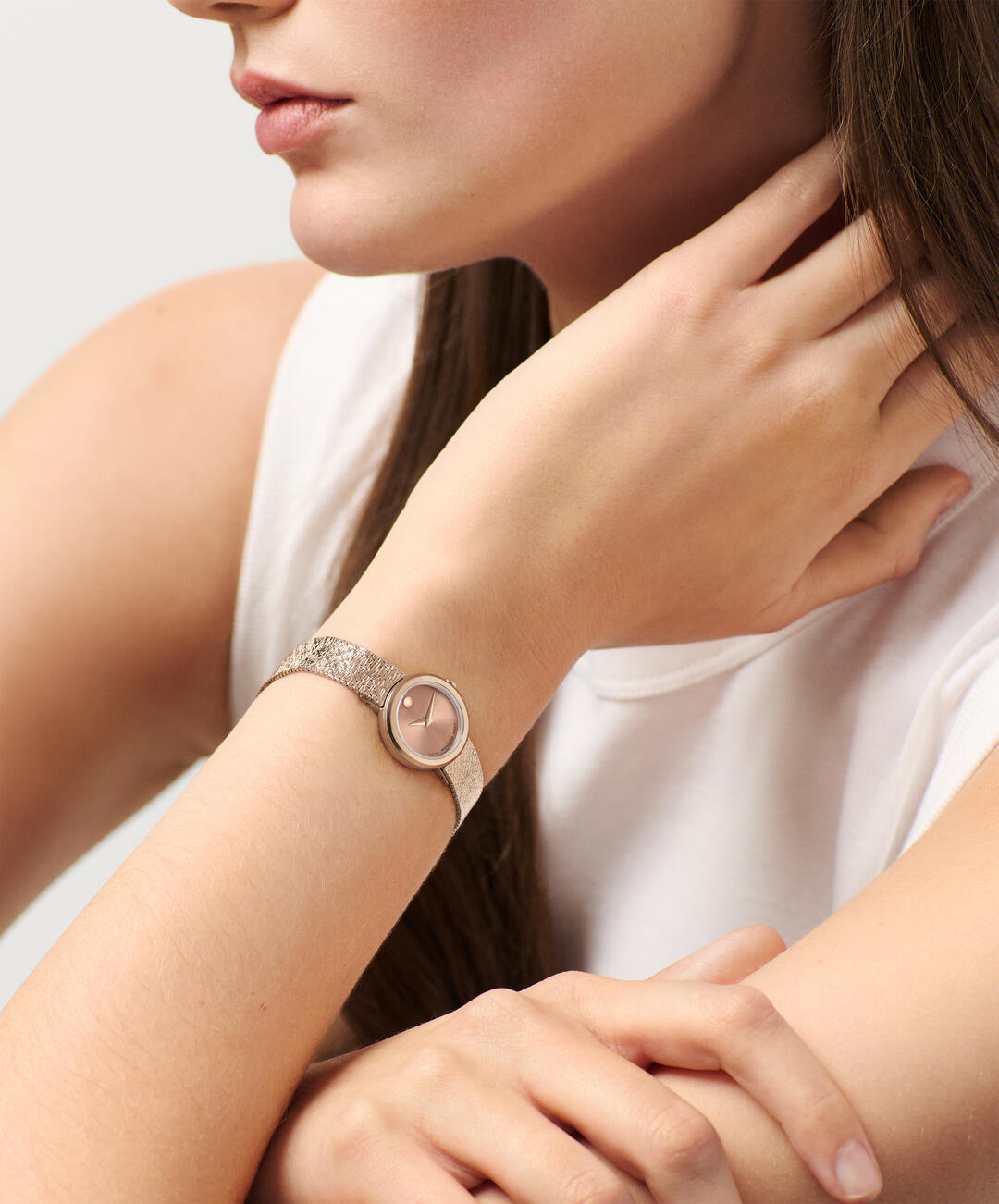 Museum Velura Mini, Quartz, Silver Dial, 21mm Stainless Steel Case, Bracelet