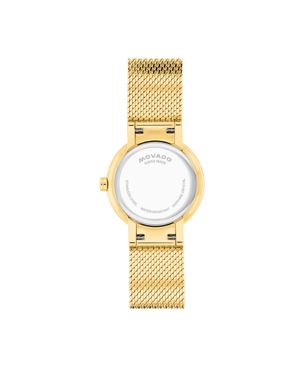 Museum Velura, Quartz, Gold Dial, 25m Gold PVD Case, Lab Diamond Bezel, Mesh Bracelet