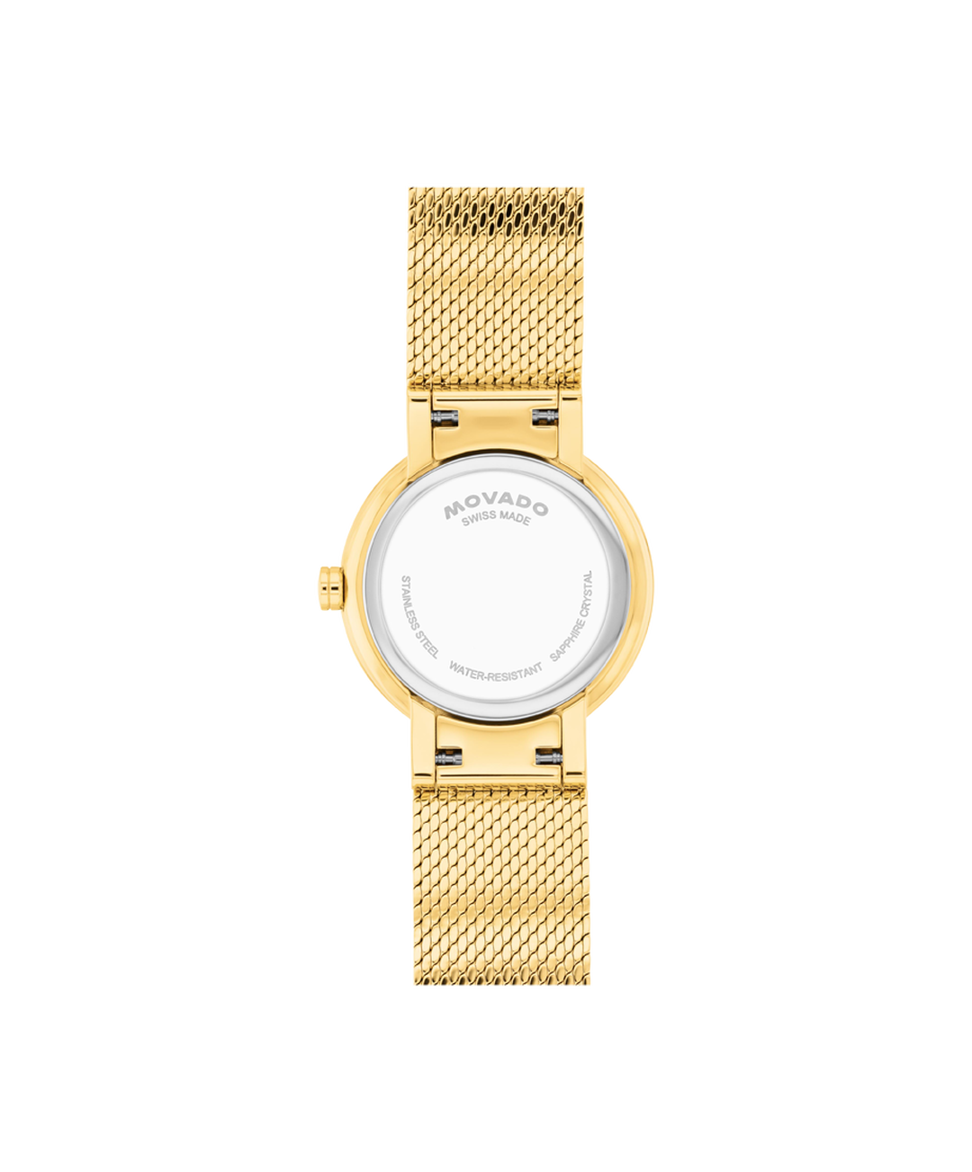 Museum Velura, Quartz, Gold Dial, 25m Gold PVD Case, Lab Diamond Bezel, Mesh Bracelet