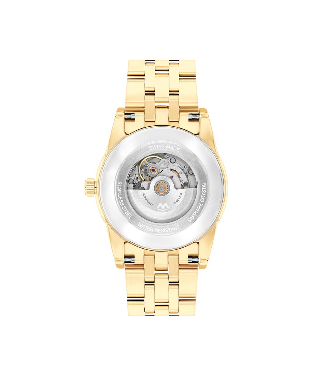 Museum Classic, Automatic, Sunburst Dial, 33mm gold PVD Case, Bracelet