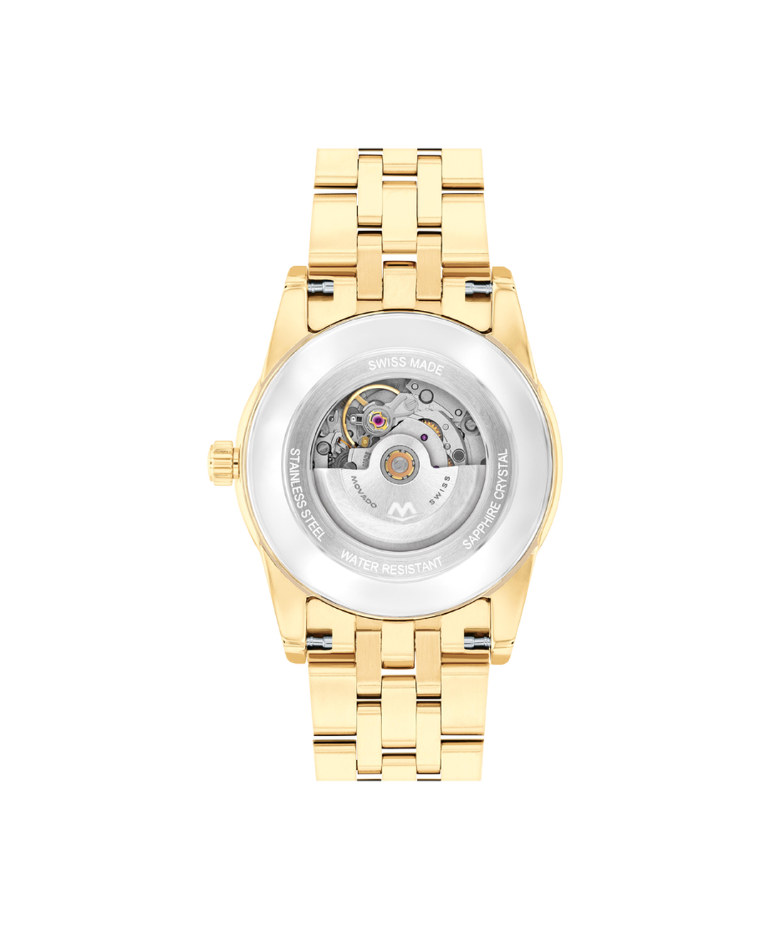 Museum Classic, Automatic, Sunburst Dial, 33mm gold PVD Case, Bracelet