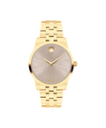 Museum Classic, Automatic, Sunburst Dial, 33mm gold PVD Case, Bracelet