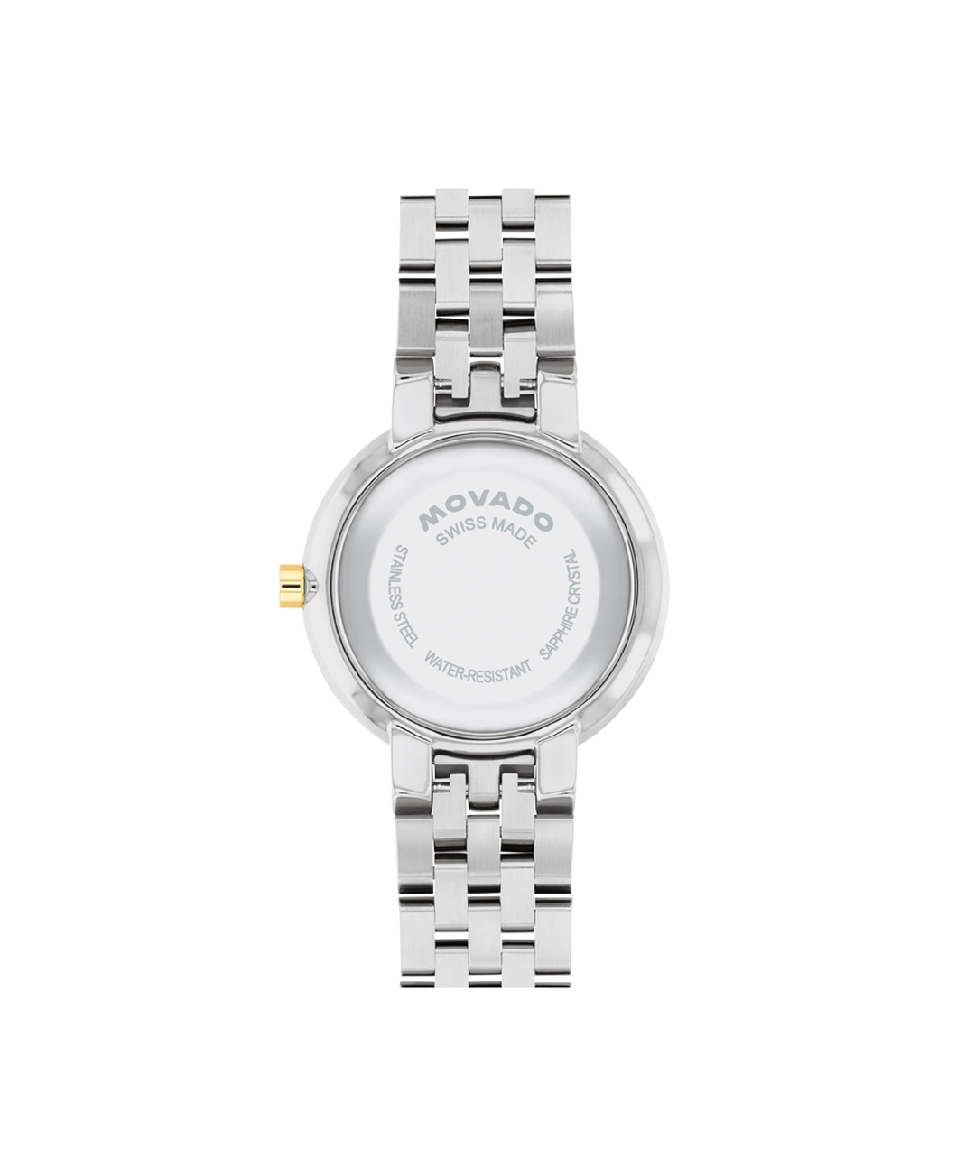 Movado Classic, Silver Dial, 29.5mm Gold PVD Stainless Steel Case, Bracelet