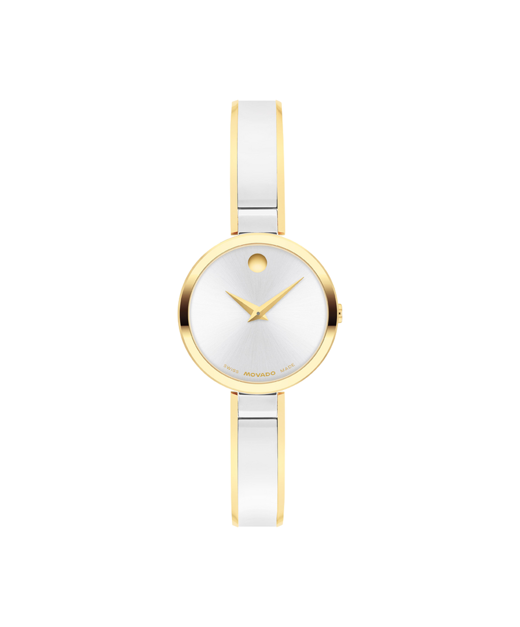 Moda, Quartz, Silver Sunray Dial, 24mm Stainless Steel Case, Bangle Bracelet