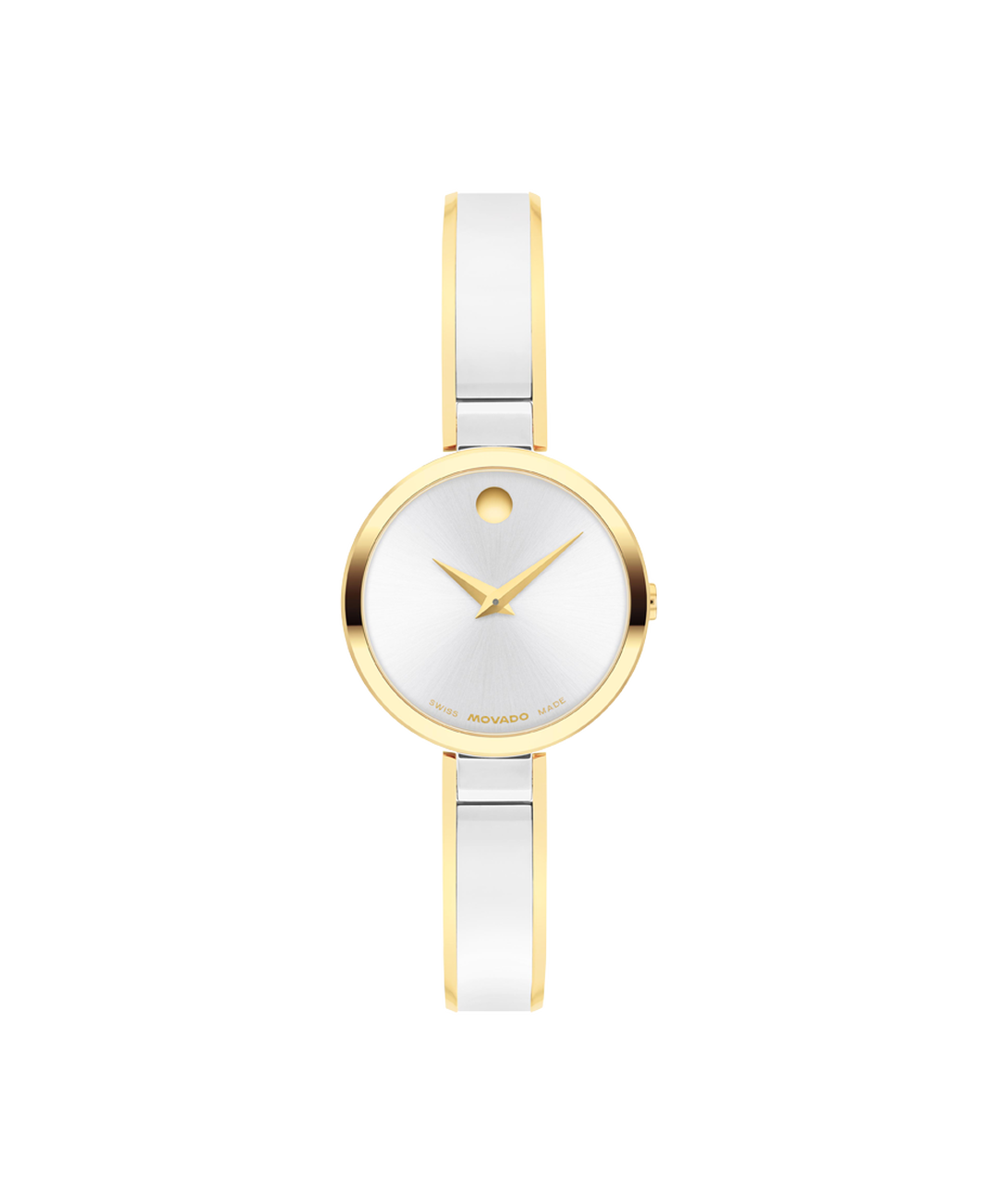 Moda, Quartz, Silver Sunray Dial, 24mm Stainless Steel Case, Bangle Bracelet