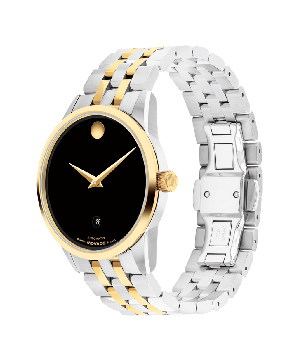 Museum Classic, Automatic, 40mm Gold PVD Stainless Steel Case, Bracelet