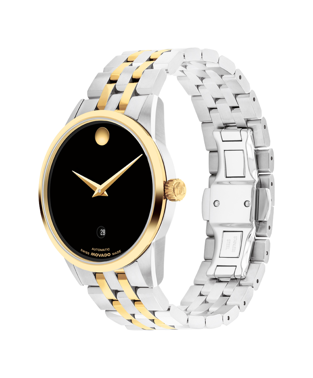 Museum Classic, Automatic, 40mm Gold PVD Stainless Steel Case, Bracelet