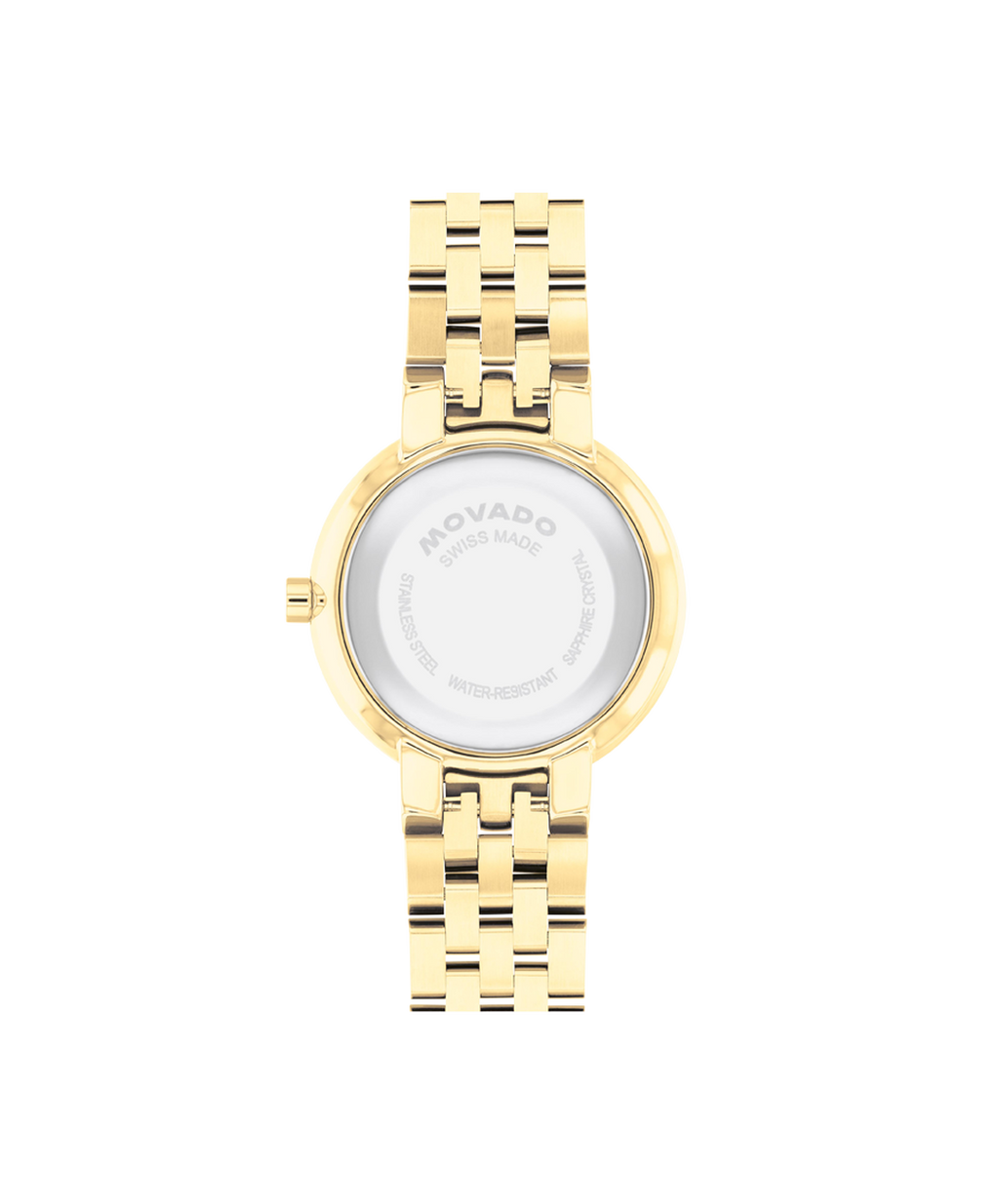 Museum Classic, Quartz, Silver Dial, Lab Diamond Bezel 29.5mm Gold PVD Case, Bracelet