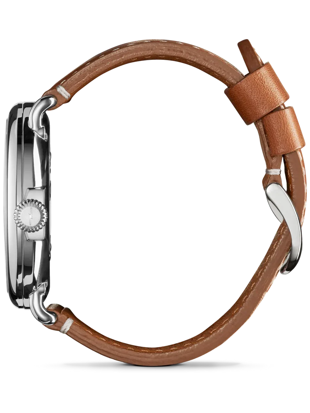 Shinola Runwell Argonite 1069 quartz 47mm white dial strap - Shami Fine Watchmaking & Jewelry