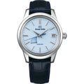 Grand Seiko Heritage Collection Spring Drive SBGA407 Blue Snowflake Dial With Stainless Steel Case And Leather Strap - Shami Fine Watchmaking & Jewelry