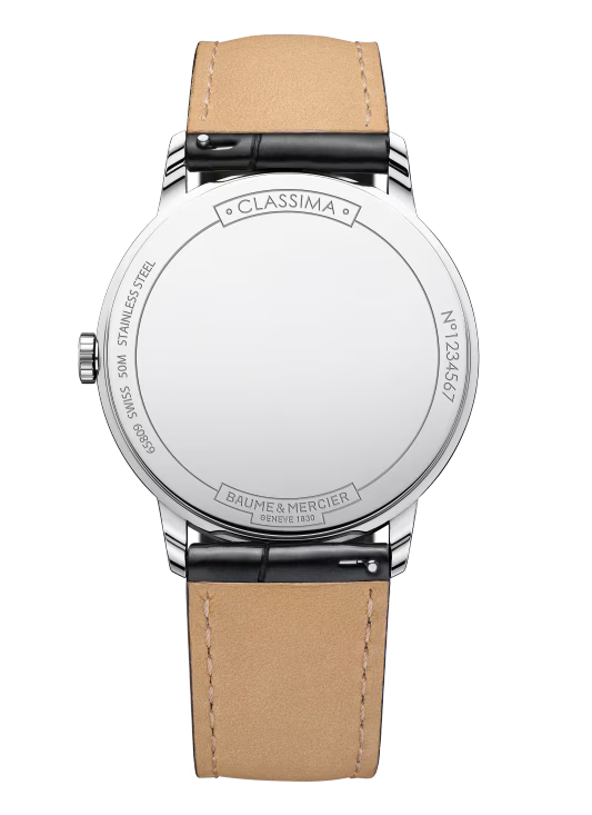 Classima 10323 Quartz, Date Display,  40 mm Steel Case, Leather