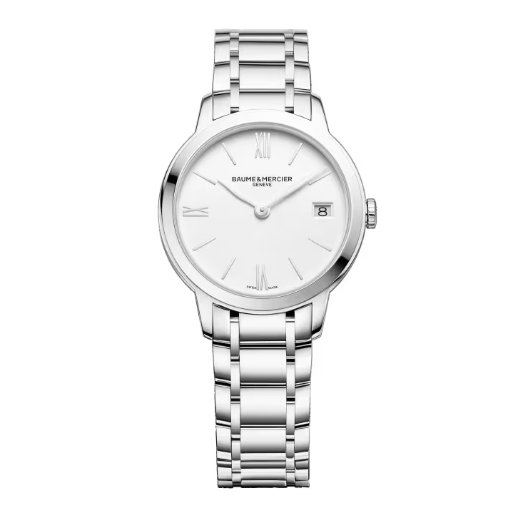 Classima 10335 31mm Steel, Quartz, White Dial, Steel Bracelet