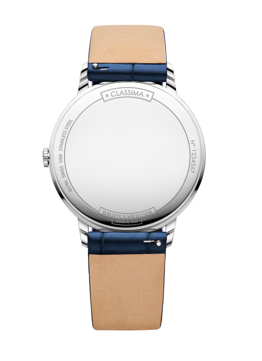Classima 10355 Quartz, Date Display, 36.5 mm Steel Case, Leather