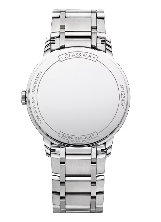 Classima 10382 Quartz, Date Display, 40 mm Steel Case & Bracelet