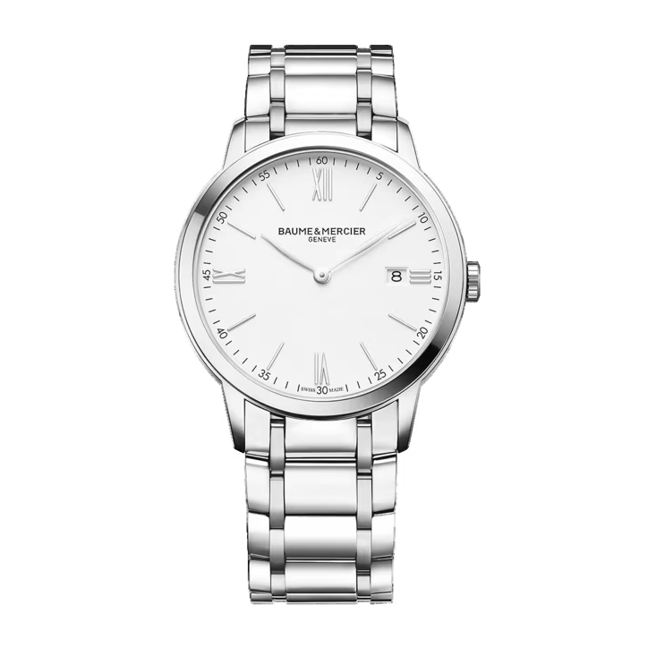 Classima 10354 Quartz, Date Display, 40 mm Steel Case & Bracelet