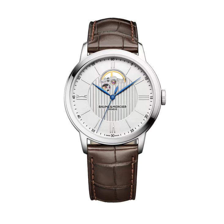 Classima 10524 Automatic, Open Balance, 42 mm Steel Case, Leather