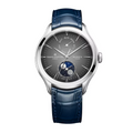 Clifton 10548 Automatic Watch, Day, Date, Moon Phase, 42 mm, Leather