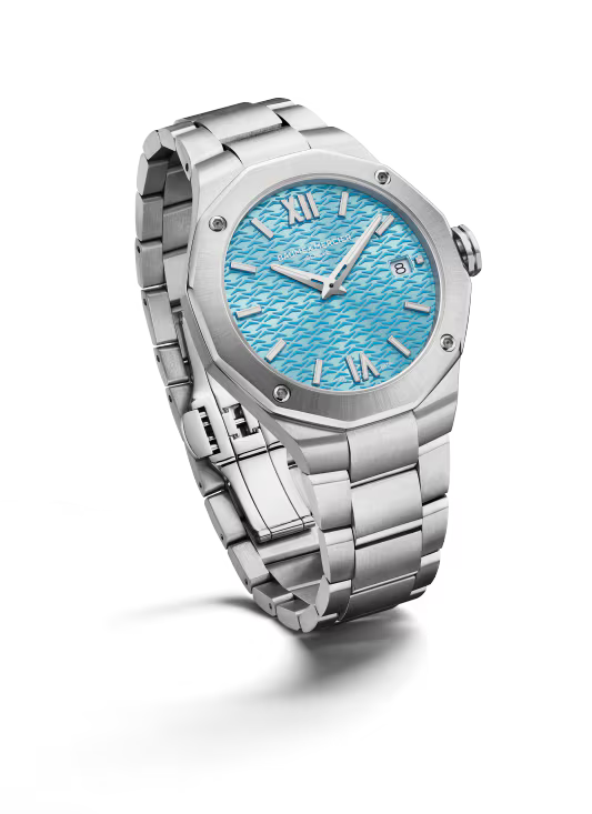 Riviera 10612 Quartz, Date Display, 36mm Steel Case & Bracelet