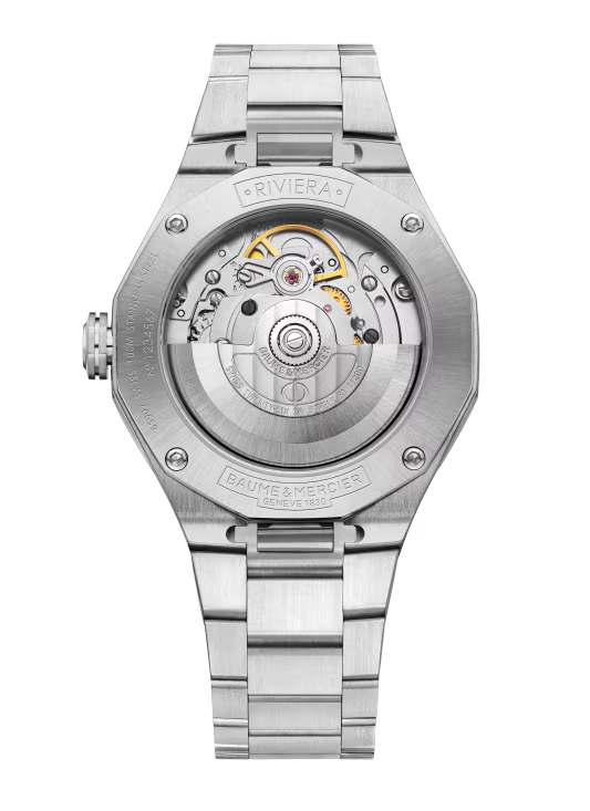 Riviera 10615 Automatic, Date Display, 36mm Steel Case & Bracelet