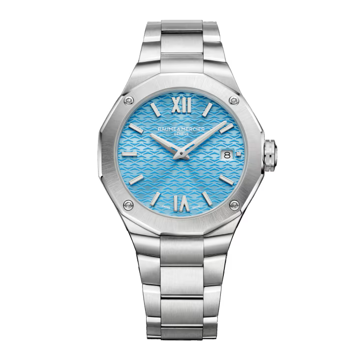 Riviera 10612 Quartz, Date Display, 36mm Steel Case & Bracelet