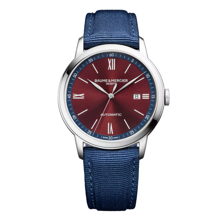 Classima 10694 Automatic, Date Display, 42mm Steel Case, Canvas