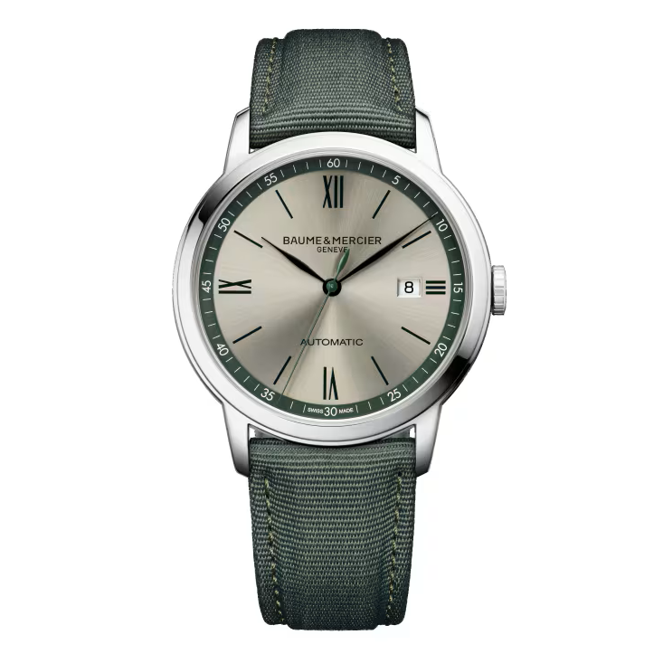 Classima 10696 Automatic, Date Display, 42mm Steel Case, Canvas
