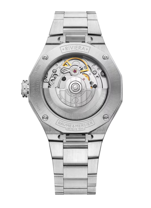 Riviera 10679 Automatic, Date Display, 36mm Steel Case & Bracelet