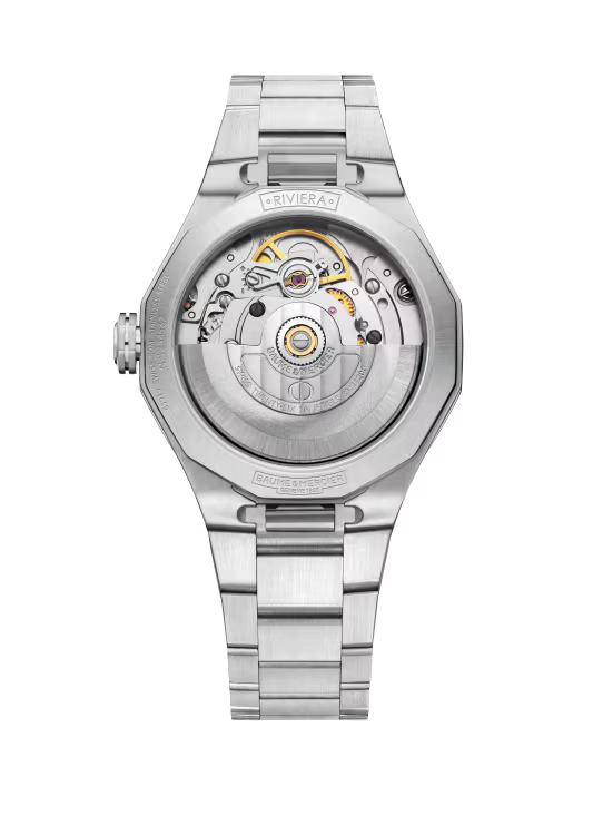 Riviera 10675 Automatic, Date Display, 33mm Steel Case & Bracelet