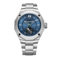 Riviera 10682 Automatic, Moon Phase Date Display, 43mm Steel Case & Bracelet