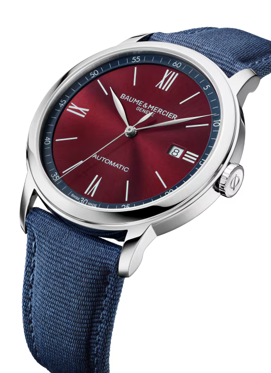 Classima 10694 Automatic, Date Display, 42mm Steel Case, Canvas