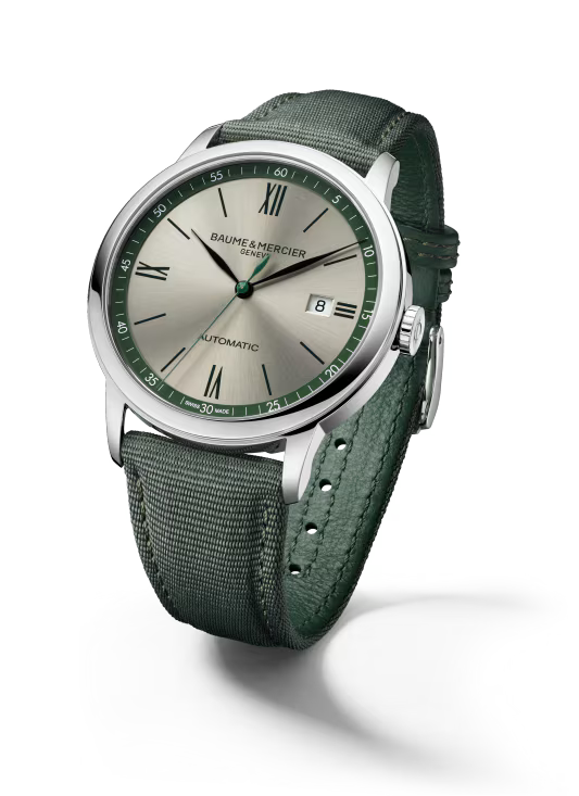 Classima 10696 Automatic, Date Display, 42mm Steel Case, Canvas
