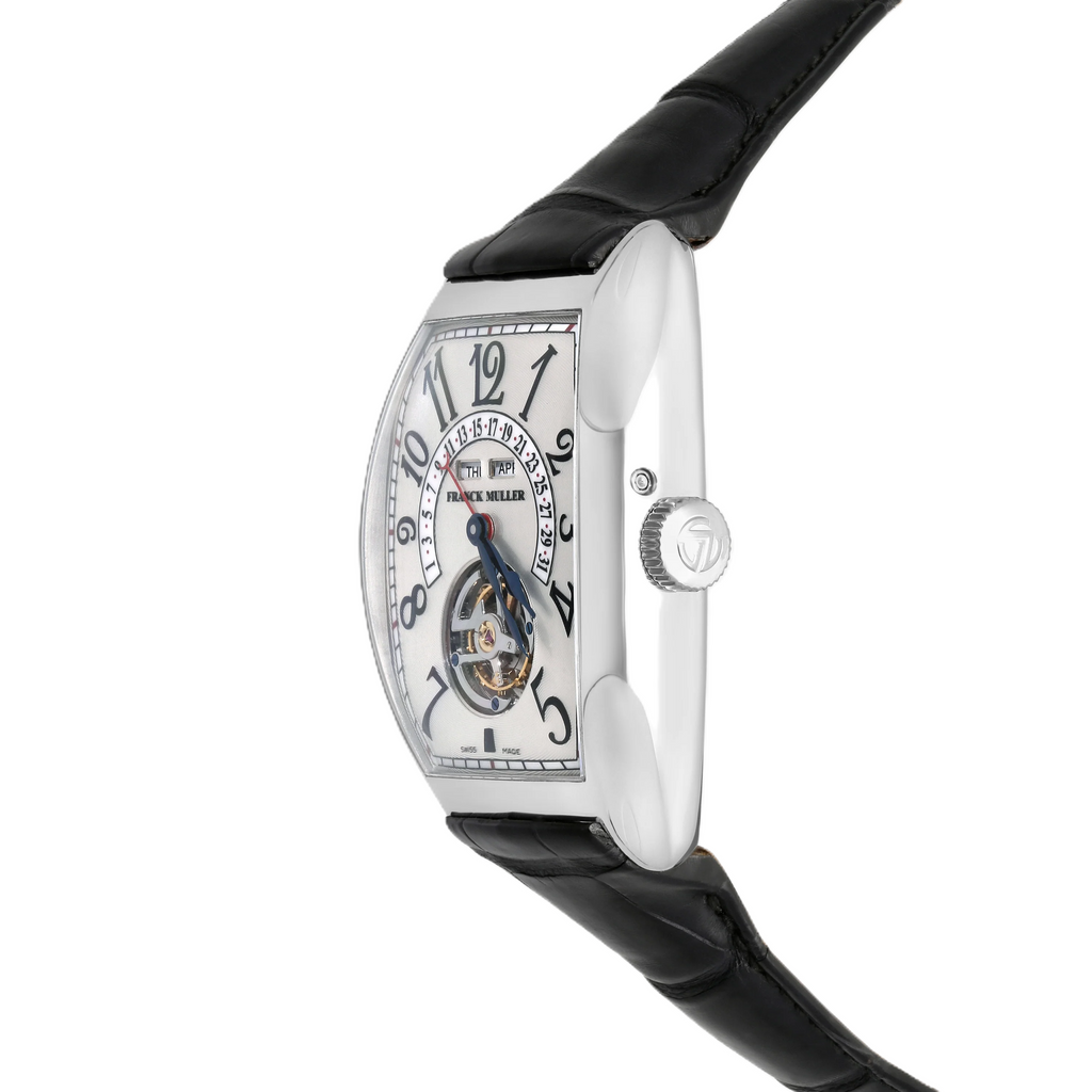 Franck Muller Cintree Curvex Master Calendar Tourbillon Platinum Manual Wind Watch