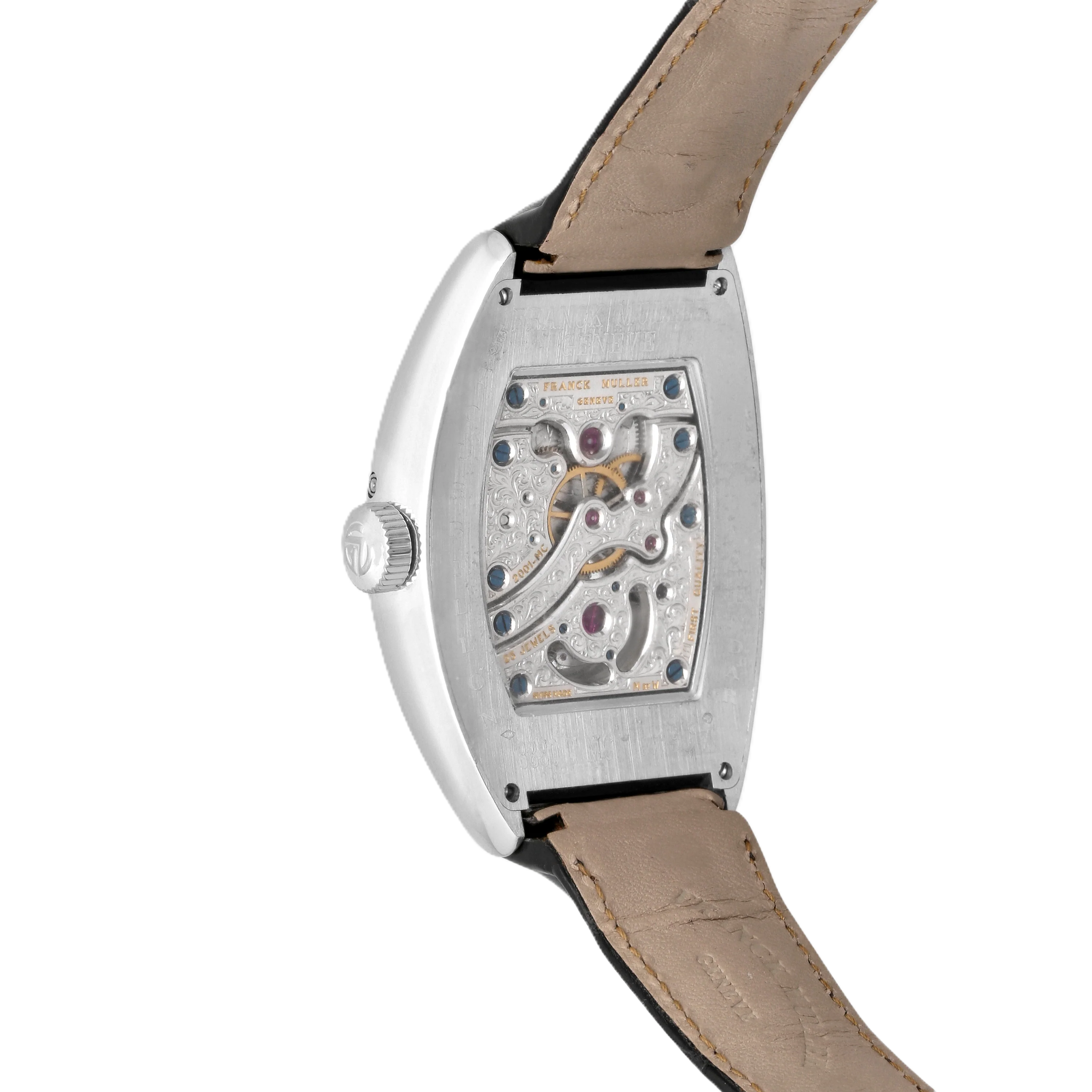 Franck Muller Cintree Curvex Master Calendar Tourbillon Platinum Manual Wind Watch