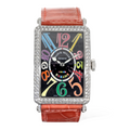 Franck Muller Long Island Color Dreams 18K White Gold Diamond Automatic Ladies Watch