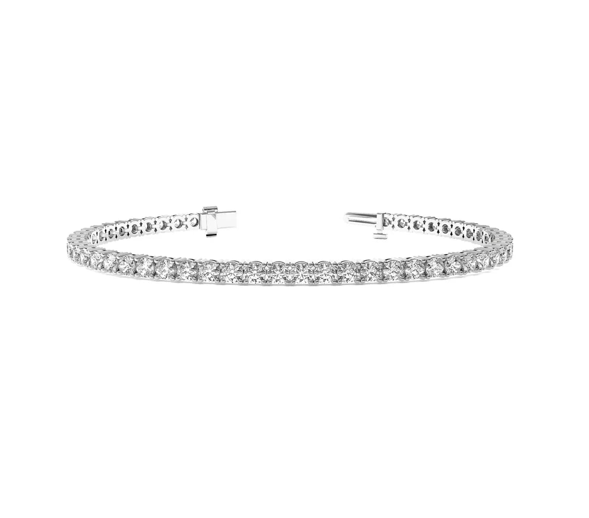 14k white gold Lab Diamond Tennis Bracelet, 5.00 carats - Shami Fine Watchmaking & Jewelry