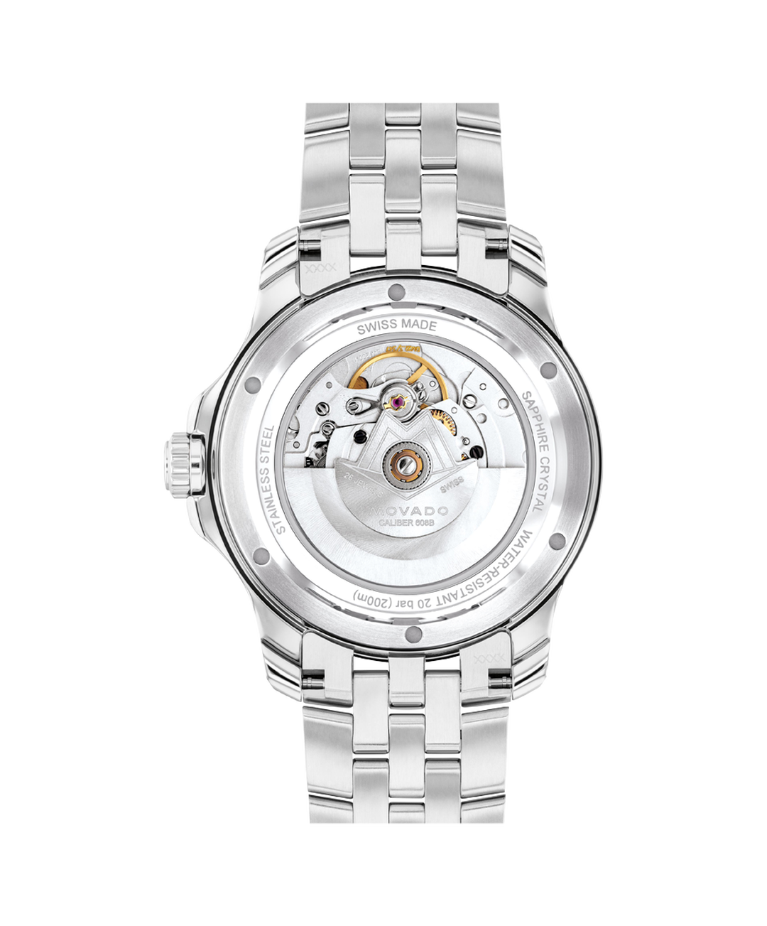 Movado Series 800, Automatic, Green Sunray Dial, Green Dive Bezel, 40mm St/St Case, Bracelet