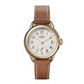Shinola Runabout quartz 36mm,Sub Second Dial, Leather Strap