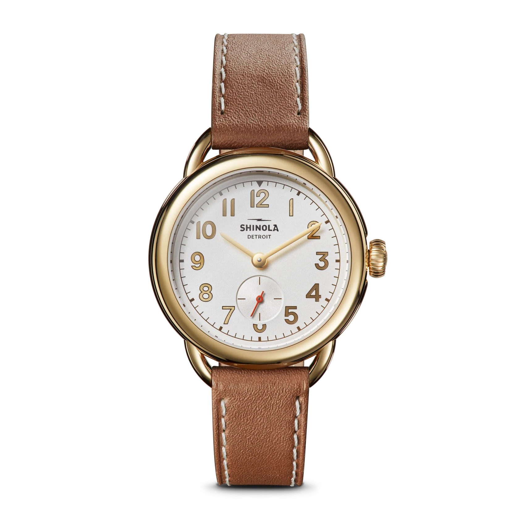 Shinola Runabout quartz 36mm,Sub Second Dial, Leather Strap