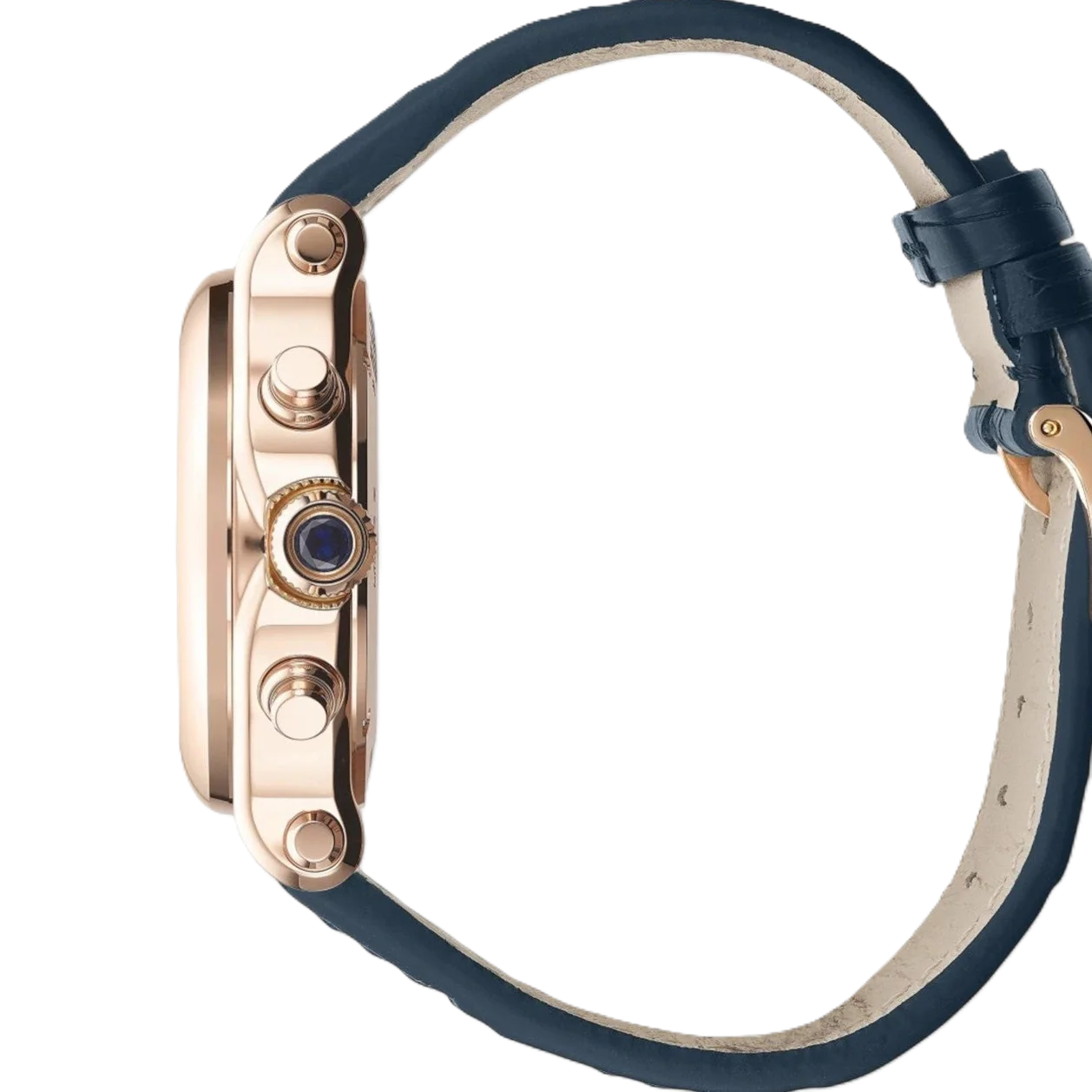 Chopard Happy Sport Chrono 18K Rose Gold Diamond Automatic Ladies Watch